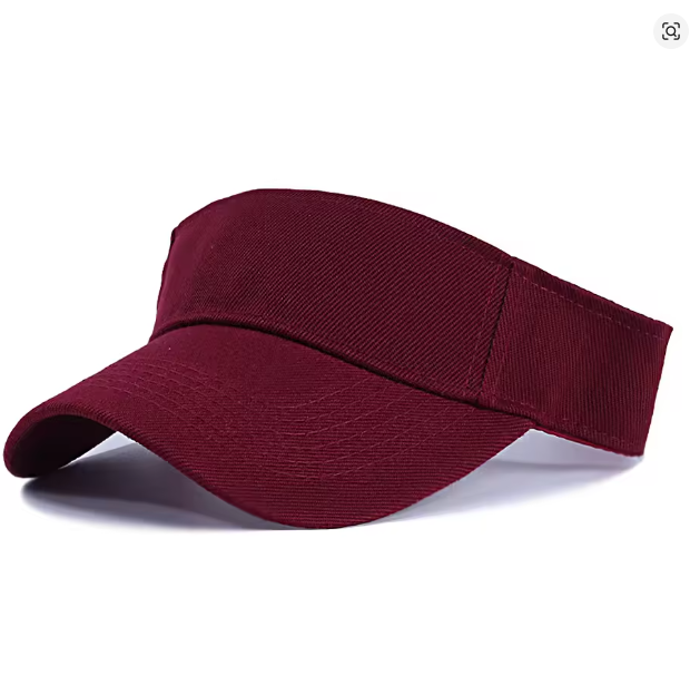 Quick-Dry Sun Visor Hat – Lightweight Structured Brim Sports Cap for Running, Golf, Tennis & Pickleball (1PC)
